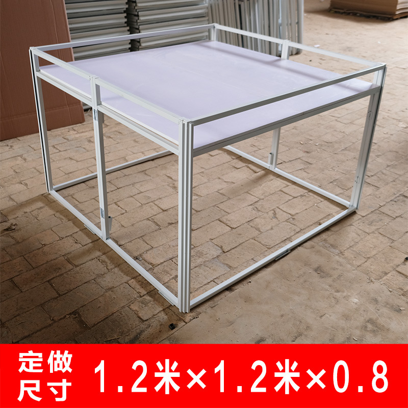 铁货架超市摺叠展架地堆陈列储存货架花车广告桌推销展示货架