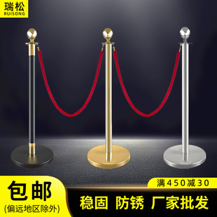 酒店隔离带 警戒隔离线带柱银行护栏 豪华礼宾杆挂绳不锈钢迎宾柱