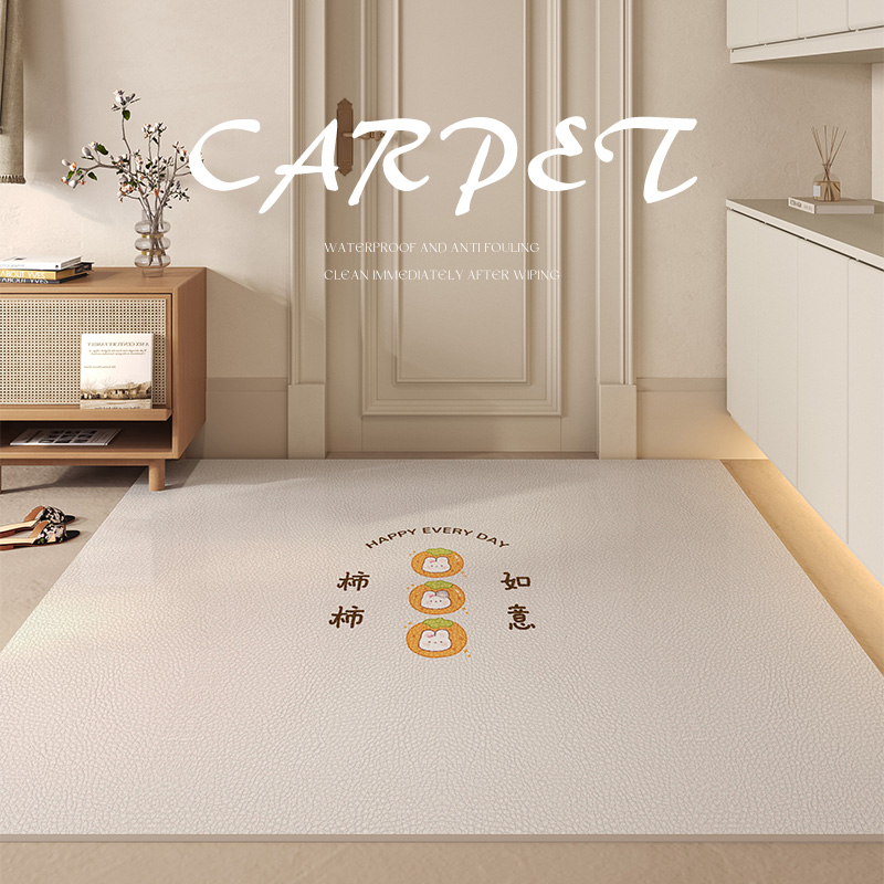 入户门地垫2023新款卡通可擦免洗玄关门垫耐脏pvc可裁剪进门垫子