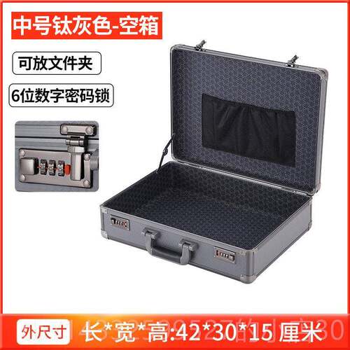 高档密码首饰盒保险柜小型保险箱家用防盗手提箱贵重物品珠纳宝大
