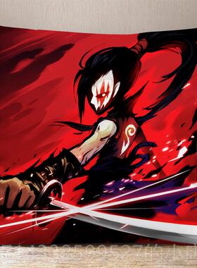 高档者必须死3周边琳小黑牙小椒忍动漫手游苍双面高清定制抱枕忍3