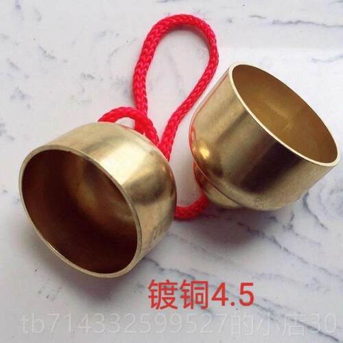 高档加厚响铜碰铃剧团子款甩钟剧乐队撞铃打团击乐器碰铃铛民族乐