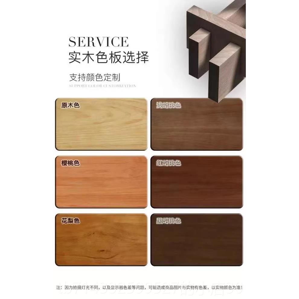 高档北师欧实木餐桌中古风家计大设桌长桌覆古黑色原木办公桌板书