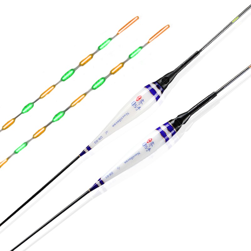 齐手小碎目夜光漂轻口无影高灵敏322电子漂夜钓浮漂纳米鲫鱼漂