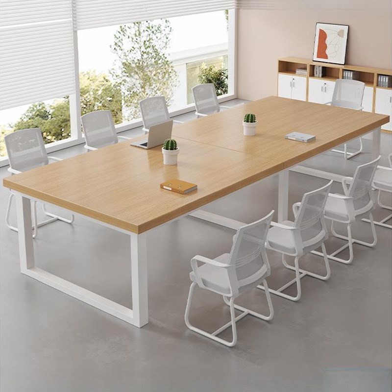奈高会议桌长条桌办公桌椅组合简约现代长方形桌子办公室洽谈桌