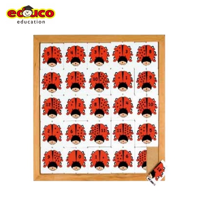 荷兰educo数字瓢虫游戏 幼儿园数学教具儿童益智玩具计数思维训练