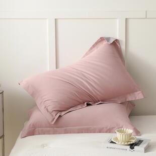 一对装 全棉磨毛枕套 高端100s纯棉A类母婴级别枕头套子秋冬保暖款