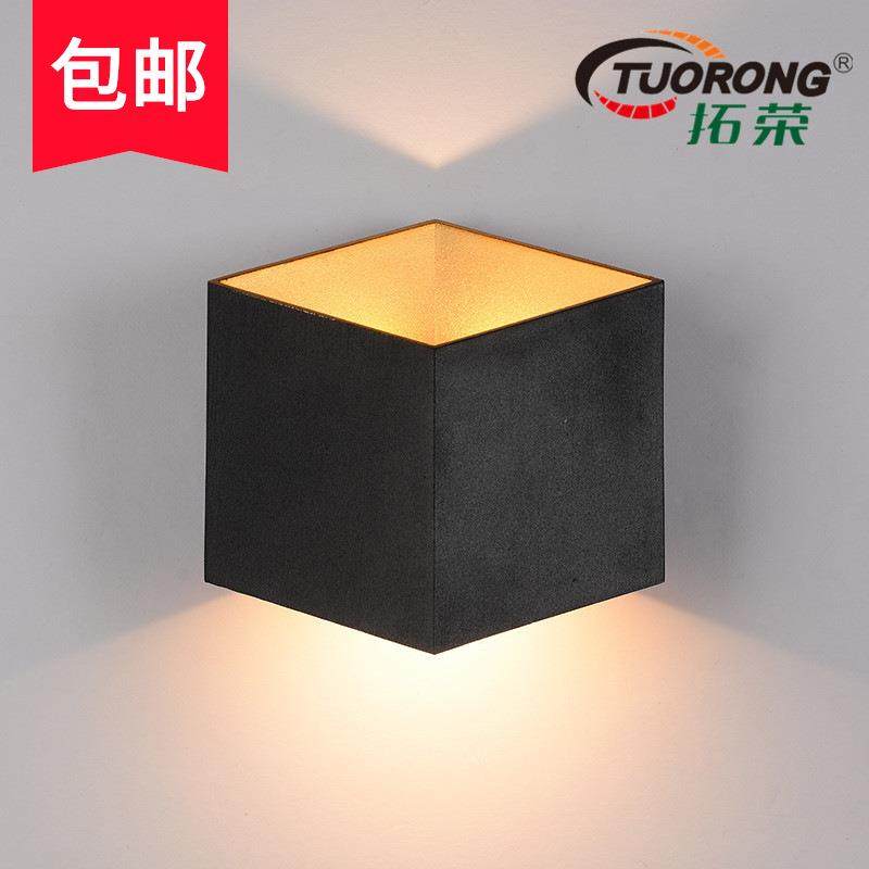 拓荣灯饰过道壁灯卧室床头简约走廊创意铝材现代客厅灯具厂家直销