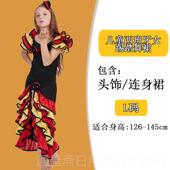 高档万圣节COS妆舞会出服装 儿童化斗牛演士装 西班牙斗服牛表演服