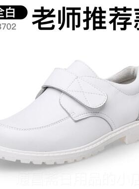 高档男童皮鞋男黑色软底春秋款英演伦夏季真皮学生儿出鞋小孩童表