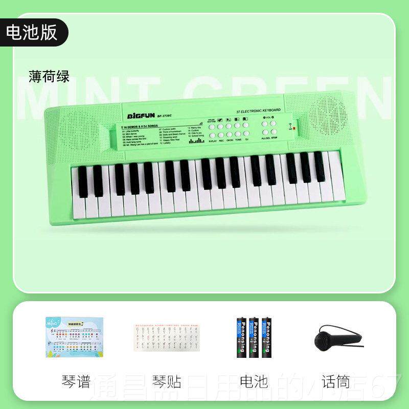 高档可儿电童玩具迷你小钢日琴口袋音乐键盘3一6岁生礼物早教弹奏