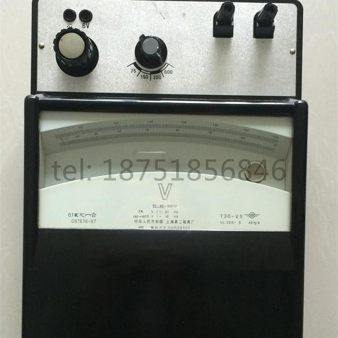T19-V 交直流伏特表 300V 交直流电压表 3档调换伏特表