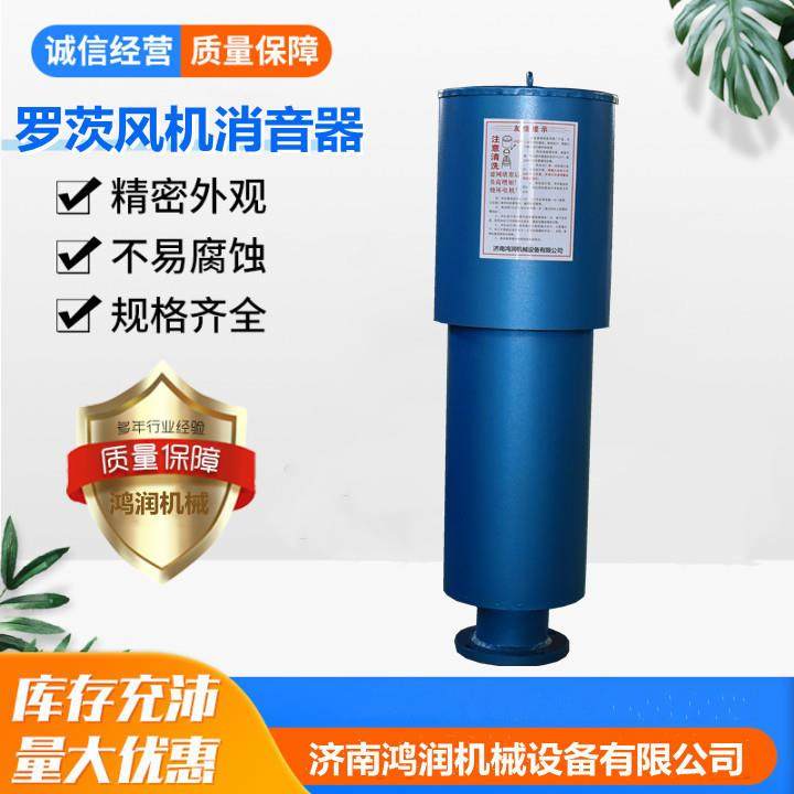 三叶罗茨鼓风机专用消音器 罗茨鼓风机消音箱50-350型消音器