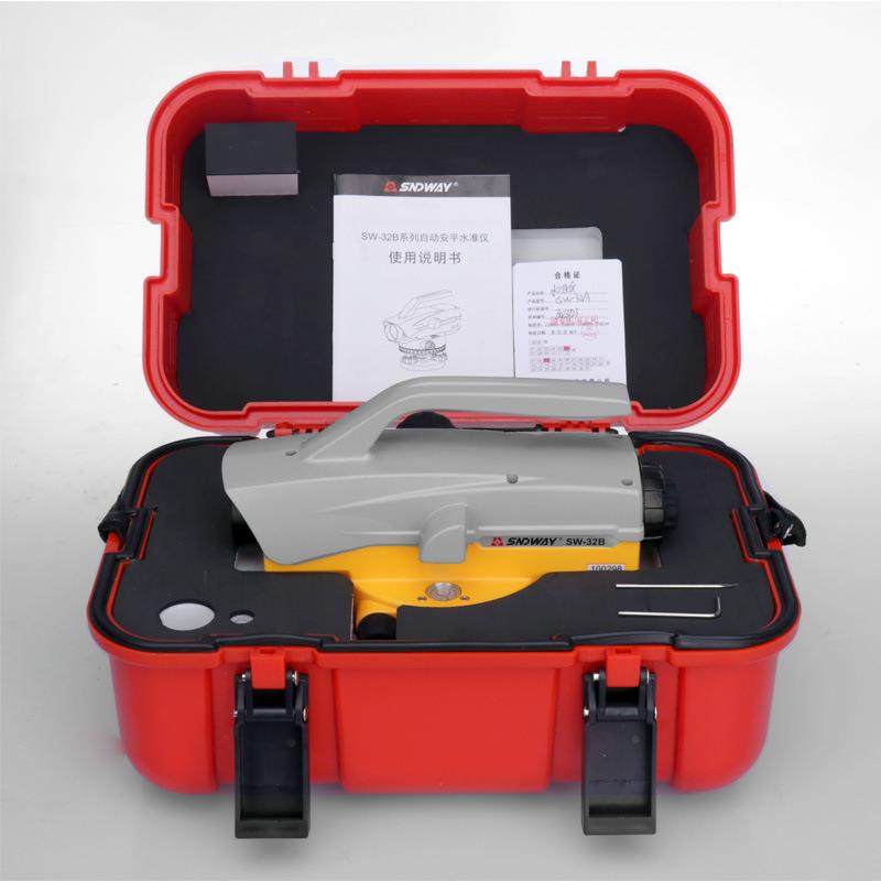 32倍高精度水准仪SWC32光学自动安平工程测量仪测绘三脚架