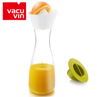 荷兰Vacu Vin柠檬压汁瓶水果橙汁榨汁器 塑料果汁杯 手动榨汁机