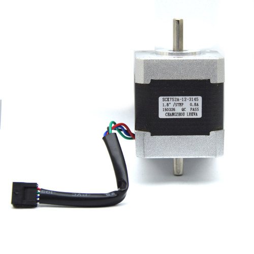 42步进电机  两相四线48高度雕刻机微型驱动3D打印机 双出轴马达