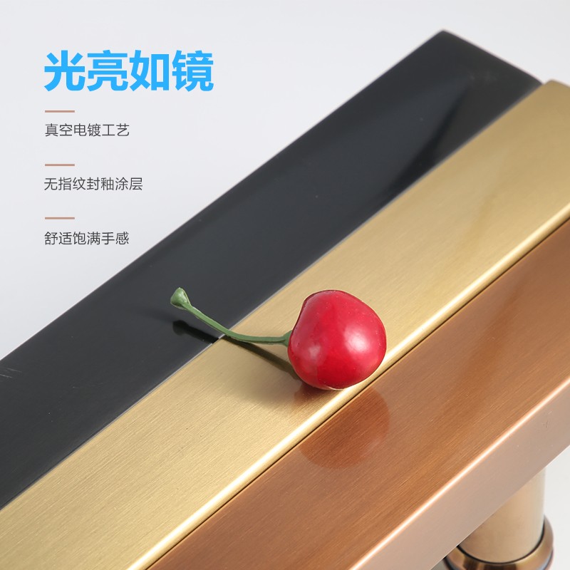 雅黑不锈钢方管黑色烤漆黑哑黑磨砂黑玻璃门拉手大门木门扶手把手