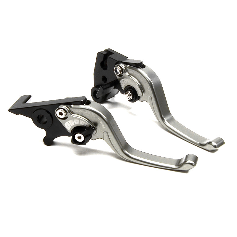 适用无极RR5 2023年款改装铝合金短款两指竞技刹车离合手把牛角