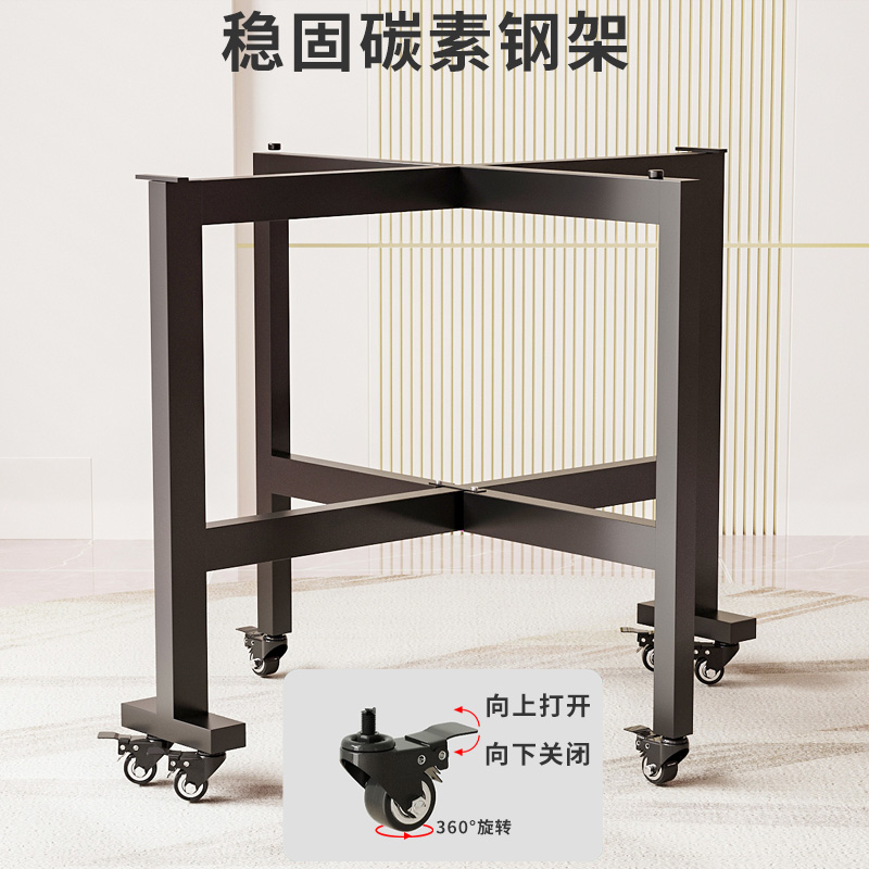 圆桌餐桌家庭聚餐10人吃饭折叠可伸缩饭桌酒店圆形带转盘桌子