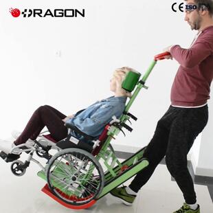 电动爬楼轮椅对接车 残疾人轮椅上下楼梯爬楼机手动轮椅配套用