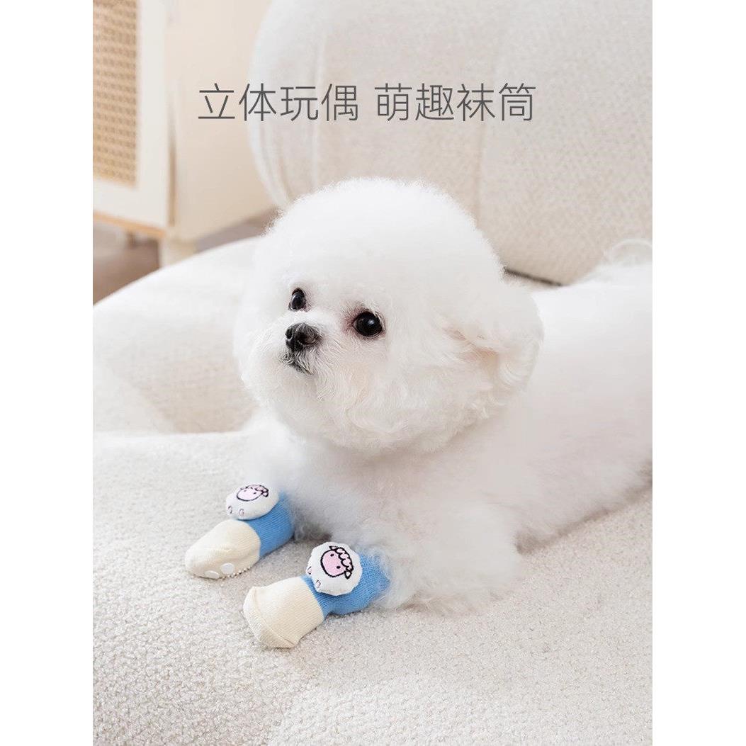 狗狗袜子鞋外出防脏脚套猫咪宠物专用鞋子防抓小型犬比熊泰迪腿套