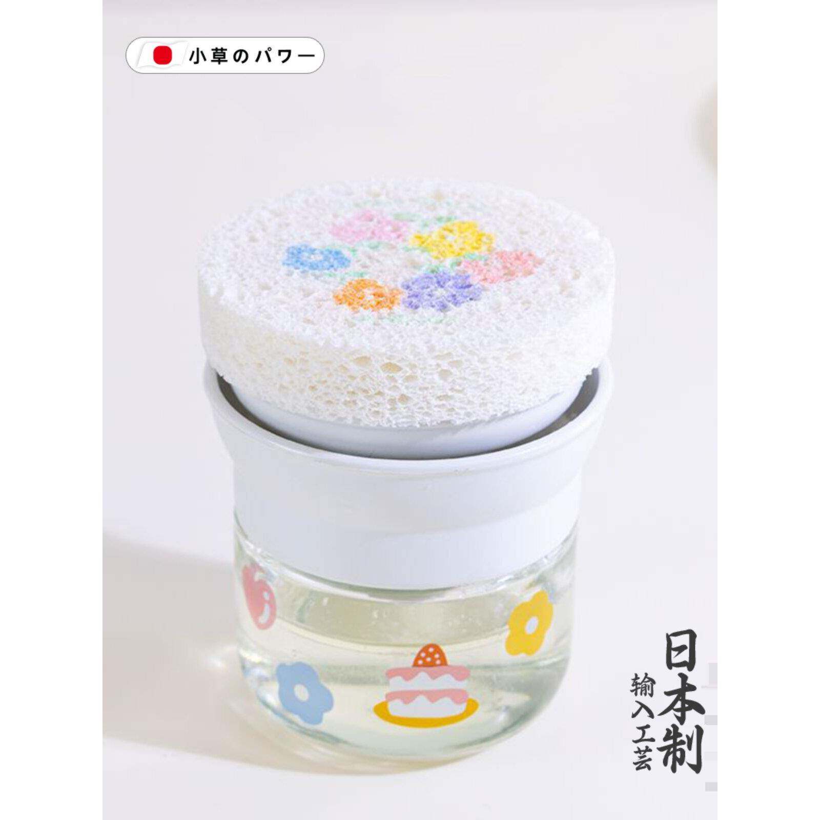 【厨房洗洁精按压器】日本家用洗洁精玻璃分装瓶洗碗海绵起泡瓶