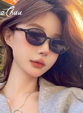 MeeChuu书呆子玳瑁太阳眼镜