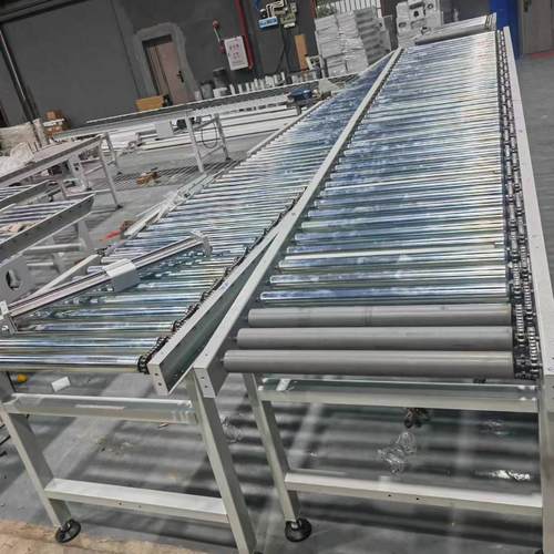 自动化工业装配输送设备智能传送系统循环重力托盘栈板滚筒输送线