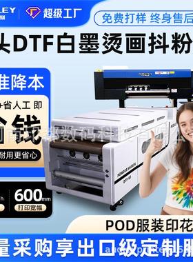 白墨热转印打印机六头i3200DTFprinter柯式烫画打印机衣服印花