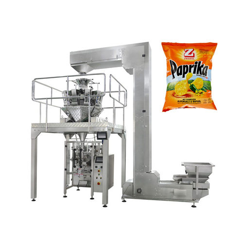 膨化食品大型颗粒自动称重定量电子秤一体包装机械设备袋装封口机