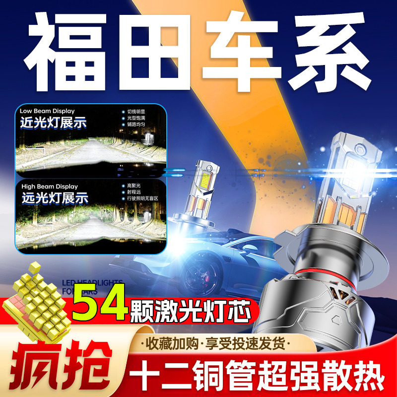 专用于福田瑞沃升级激光LED大灯