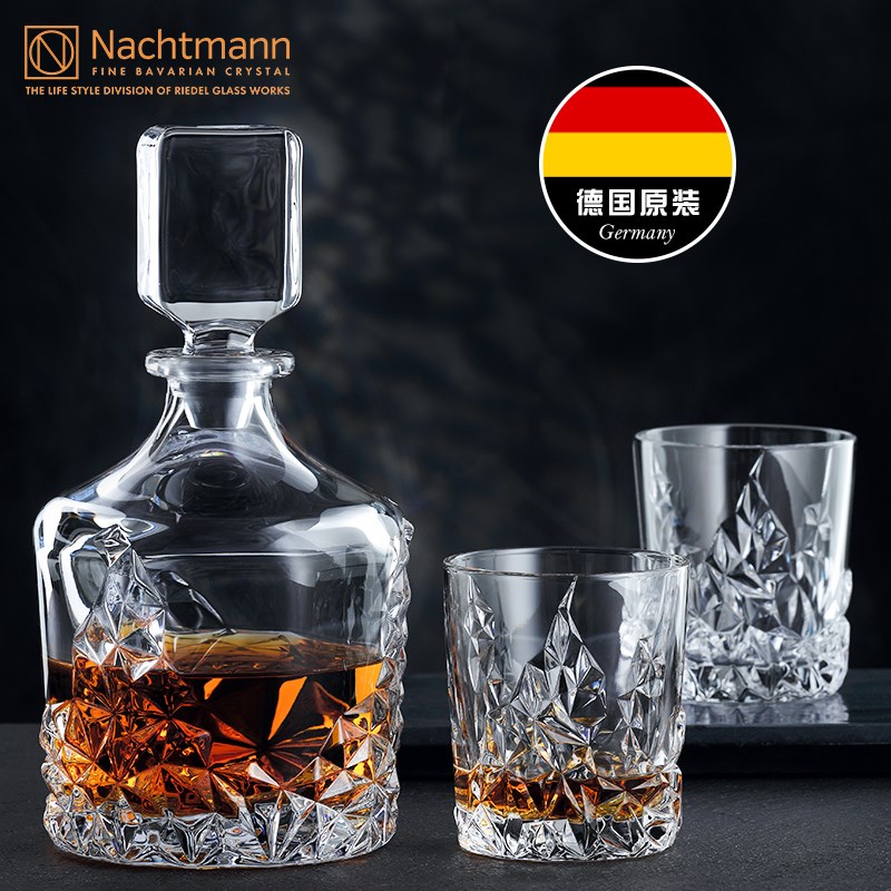 德国进口NACHTMANN水晶玻璃杯创意家用欧式威士忌杯套装洋酒杯具