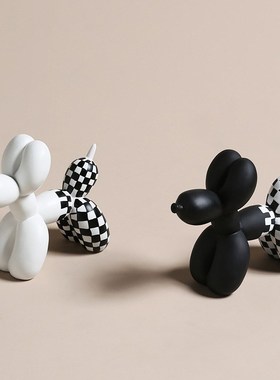 动物摆件马赛克宠物狗装饰品家居客厅桌面树脂可爱卡通摆设工艺品