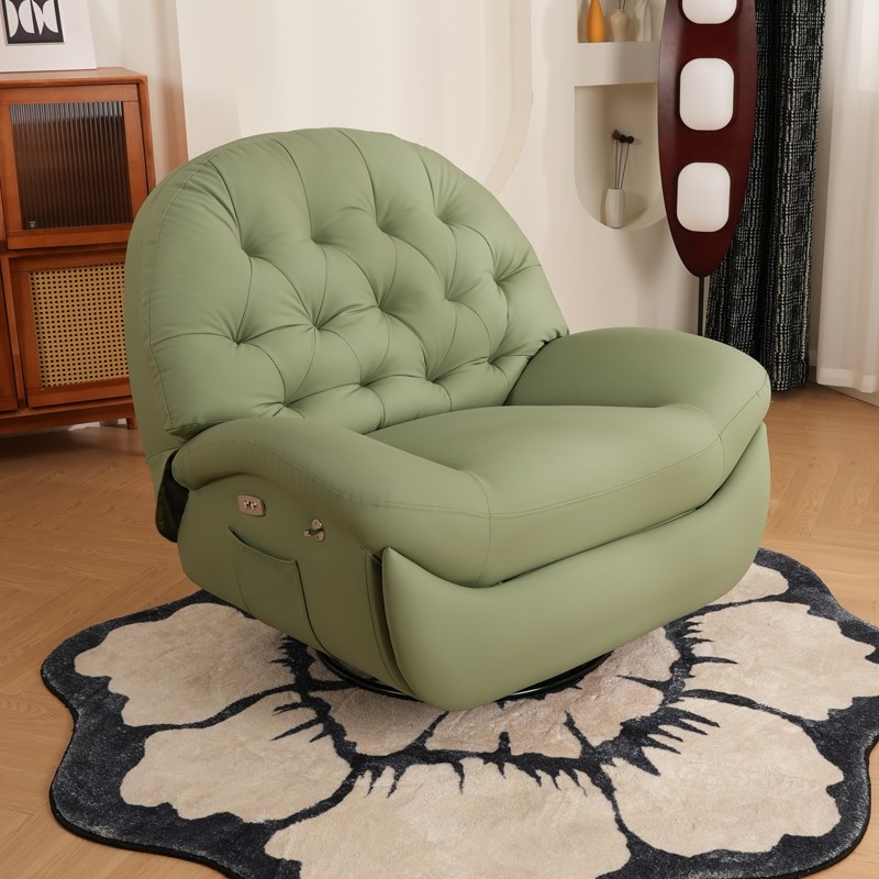 智能懒人沙发可躺可睡客厅阳台摇摇椅多功能电动单人沙发旋转躺椅