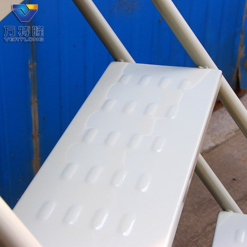 可移动登高车 仓库取货登高平台车 圆管静音轮登高梯离地1米