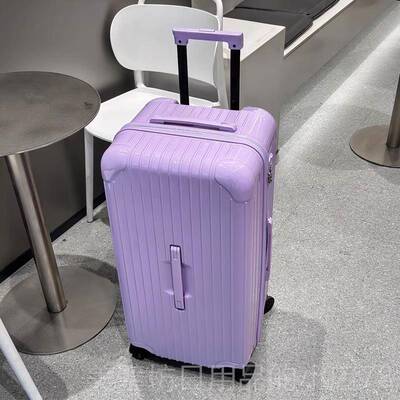 高档6寸超大容行李箱男ins量红旅行箱女332寸加厚拉链万网向轮拉