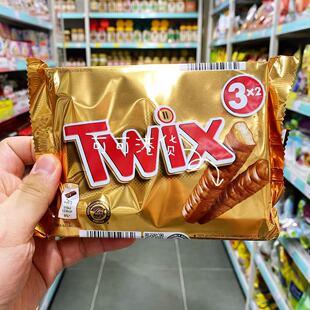 香港代购 荷兰进口MARS玛氏twix焦糖巧克力袋装6*50g办公室分享装