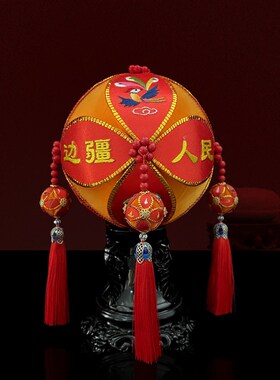 广西靖西绣蕴坊 纯手工绣球 民俗特色手工艺品