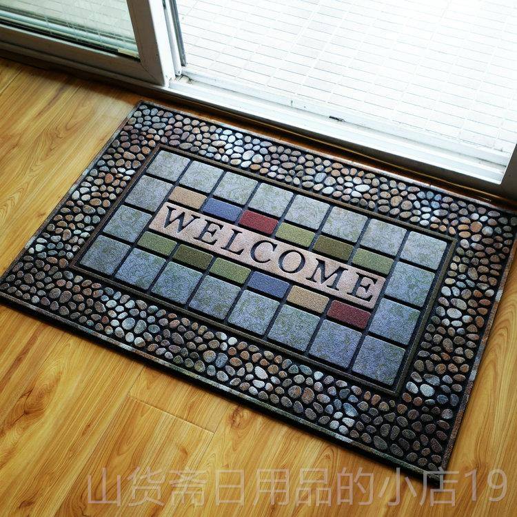 高档门垫橡胶脚垫门门厅进门大门口地垫地毯家用美中式入户防滑式