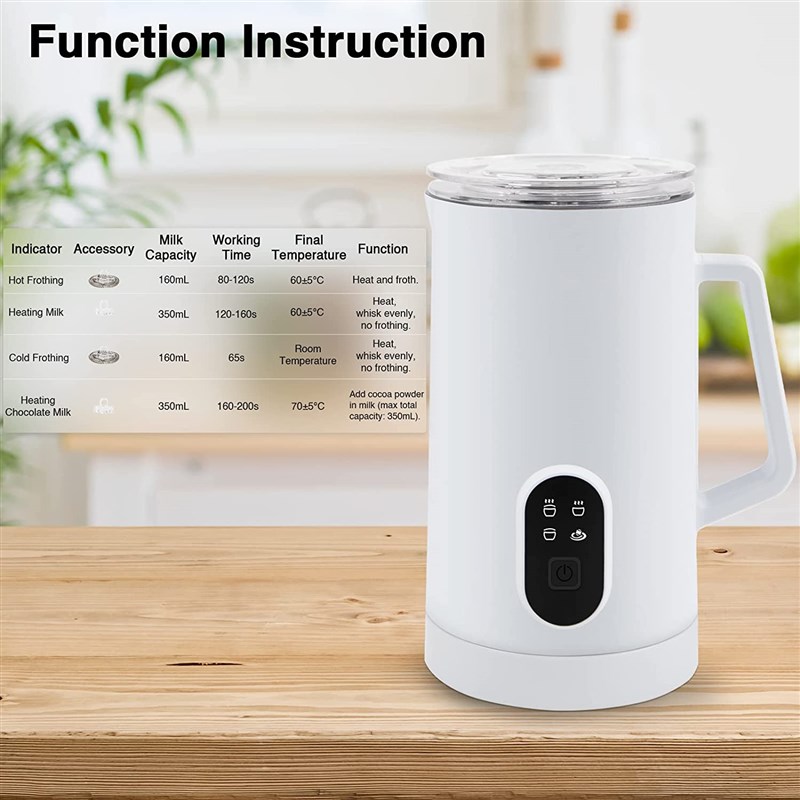 110V奶泡机家用小型自动打泡器冷热打搅拌杯咖啡拉花电动奶泡壶