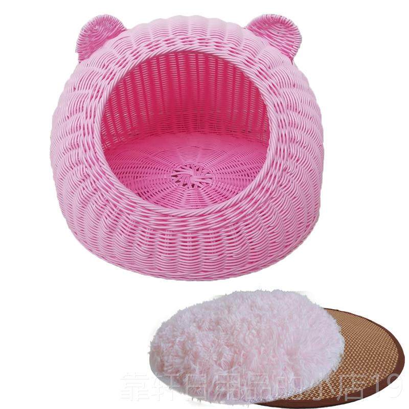 正品味藤编猫窝狗窝兔子窝宠宠物窝季暖冬窝无异可水洗双耳物笼猫,宠物/宠物食品及用品,狗窝/屋/帐篷/沙发,淘宝优惠券,粉丝福利购,淘宝优惠卷