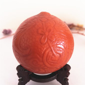 把玩手捻砑花文玩八宝押花鸡蛋天然异形虞美人葫芦收藏工艺品摆件