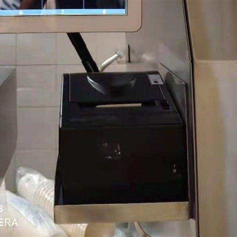 打印机磁吸挂架肯德基不锈钢小件定位器具