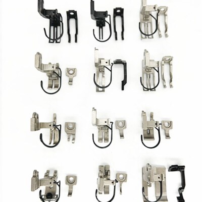 上差动平缝机压脚5490各型号压脚抽皱上拉链高低卷边平缝压脚配件