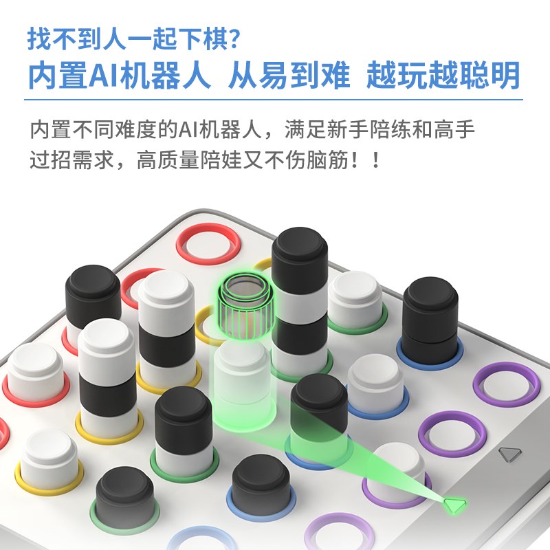 计客智能四子棋儿童棋类大全桌游益智五子棋亲子互动-