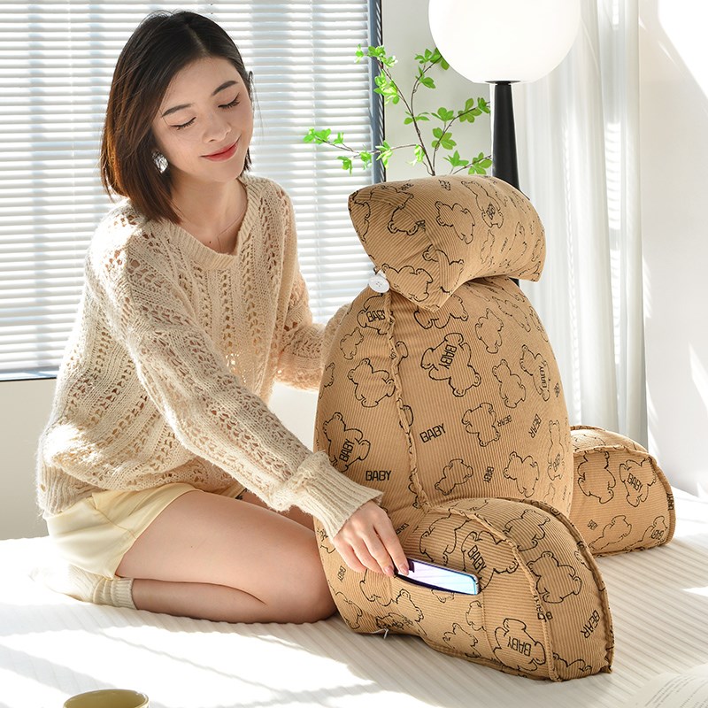 床头软卧室靠背垫床上靠枕护颈靠垫抱枕宿舍学生沙发护腰枕头喂奶