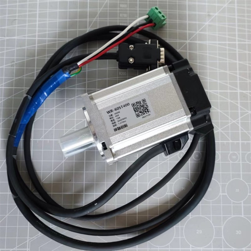 低压伺服电机 单圈绝对值17位 多摩川通讯协议 100W 0W 7W