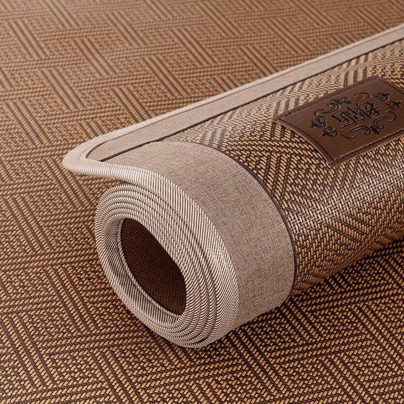 老席匠凉席藤席1.8m床夏季可折叠空调席1.5米宿舍单人学生席子1.2