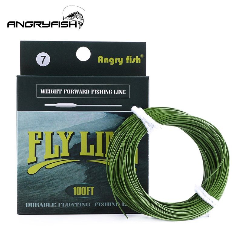 飞钓线 100WFT多色浮水線浮水重量前置带接头子线 钓鱼线飞蝇主线