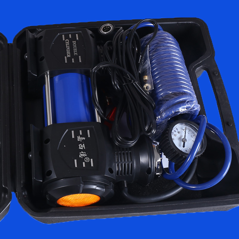 嘉西德0398车载充气泵汽车用打气泵车轮胎打气筒V缸越野便携